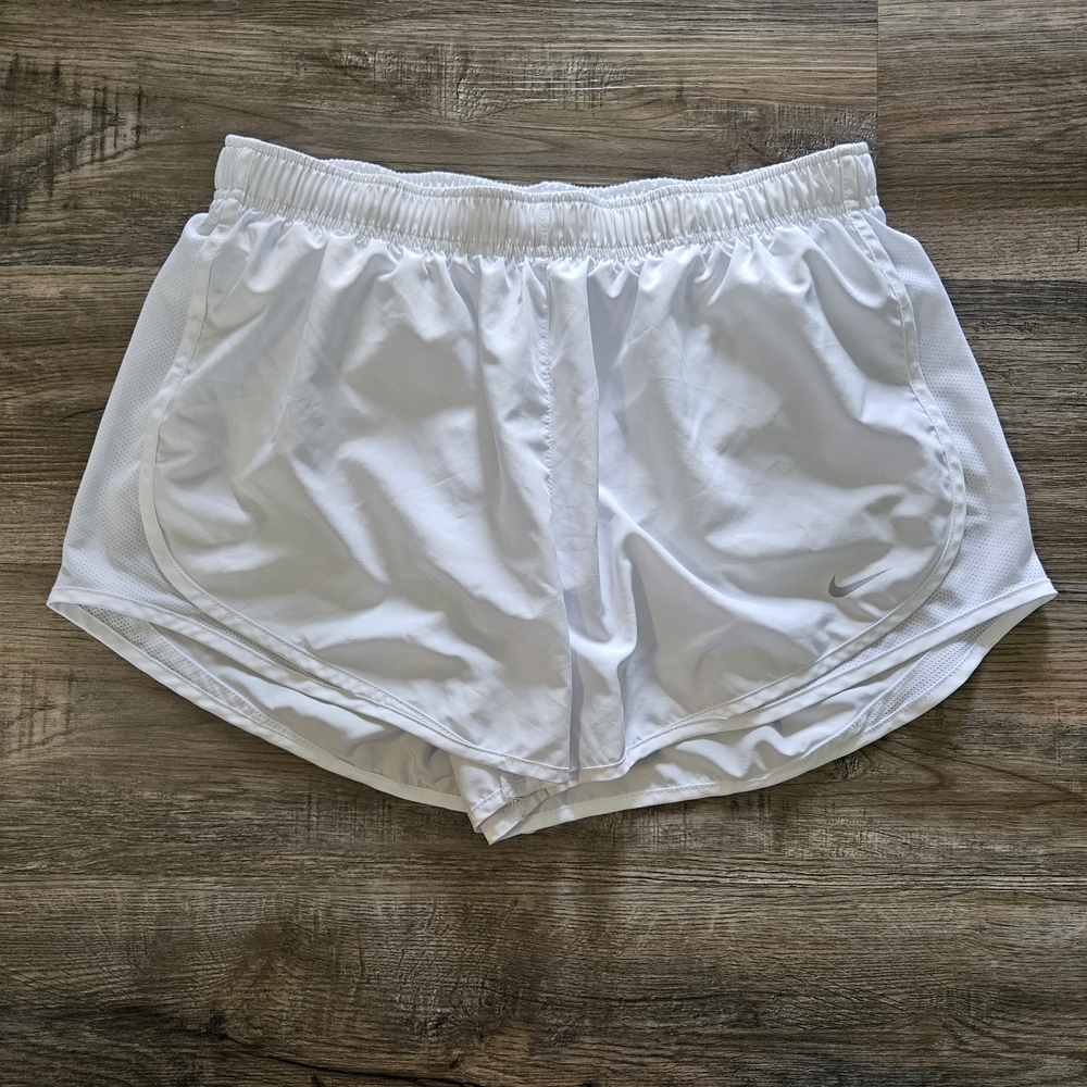 Nike Tempo White Dri-FIT Athletic Running Shorts